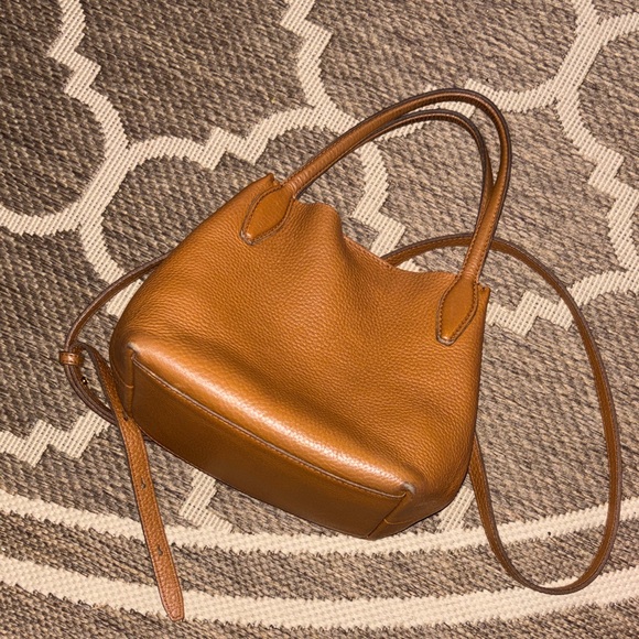Madewell The Mini Shopper Tote in Soft Grain Pebbled Leather - Picture 3 of 9